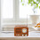 Radio rétro en bois 1800mAh compact marron 3