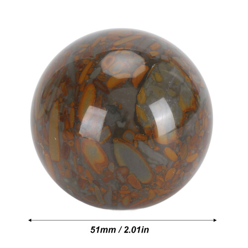 Balle Baoding pour la santé en pierre Nuwa - 51 mm - 2,01 po 1