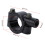 2er Pack 25-mm schwarze Lenkerklemme M10 2