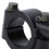 2er Pack 25-mm schwarze Lenkerklemme M10 10