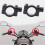 2er Pack 25-mm schwarze Lenkerklemme M10 4