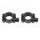 2er Pack 25-mm schwarze Lenkerklemme M10 16