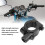 2 pièces de support de miroir, filetage de 22 mm, noir M10 6