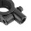 2 pièces de support de miroir, filetage de 22 mm, noir M10 7