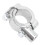 2 Stück Lenkerhalterung 22-mm-Gewinde Silber M8 8