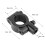 2 pièces de support de miroir, filetage de 22 mm, noir M10 2