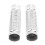 Pedane antiscivole M8 in alluminio anodizzato 8mm 13