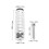 Pedane antiscivole M8 in alluminio anodizzato 8mm 2