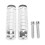Pedane antiscivole M8 in alluminio anodizzato 8mm 3