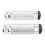 Pedane antiscivole M8 in alluminio anodizzato 8mm 15