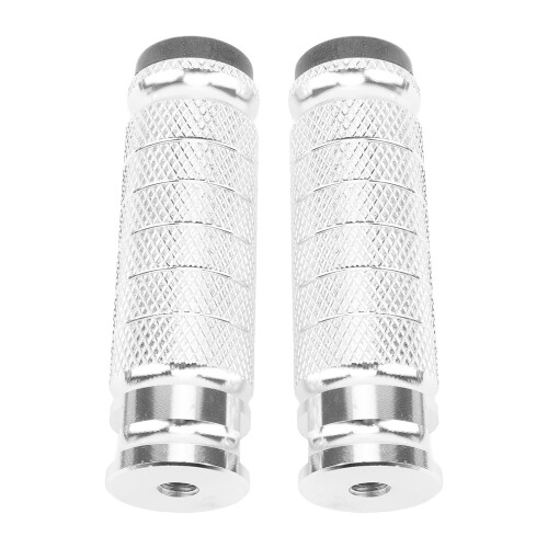 Pedane antiscivole M8 in alluminio anodizzato 8mm