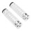 Pedane antiscivole M8 in alluminio anodizzato 8mm 14