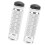 Pedane antiscivole M8 in alluminio anodizzato 8mm 8