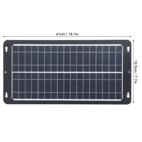 Kit Pannello Solare da 30W 41x19.5cm MPPT 12V/24V USB-C DC 1