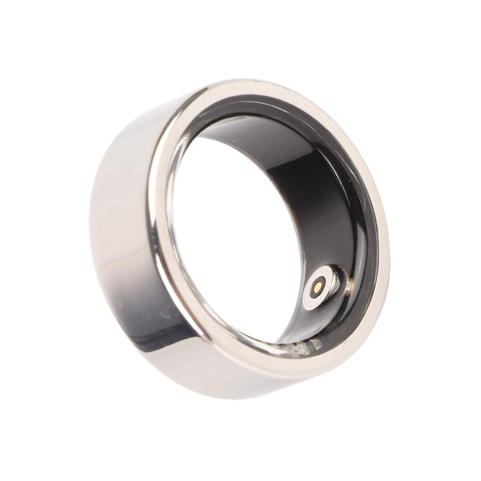 Multifunctional Silver Ti Alloy Smart Ring with 18mAh Battery, IP68 Waterproof-image-OPC-PJDKS8G-NEW