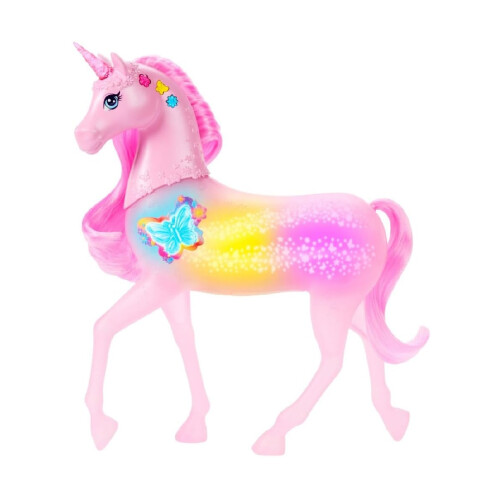 Barbie Barbie Sparkle Lights Pink Unicorn Childrens Toy