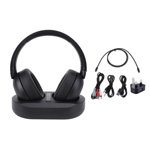 Wireless TV Headphones 2.4G Bluetooth 5.3 | 50H, UK Plug 1