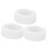 3 pezzi di copri anelli in silicone Smart Ring bianco M 11-13 14