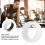 3 pezzi di copri anelli in silicone Smart Ring bianco M 11-13 5