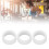 3 pezzi di copri anelli in silicone Smart Ring bianco M 11-13 1