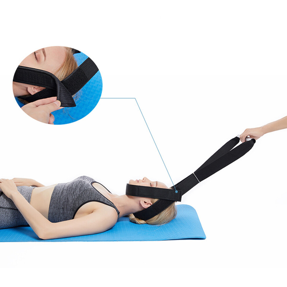 Cervical Traction Y Strap with Chin Pad for Optimal Spinal Decompression