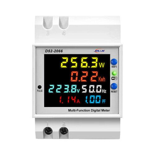 D52-2066 DIN-Schiene Digitalmessgerät 0-100A 54x80x64mm 1