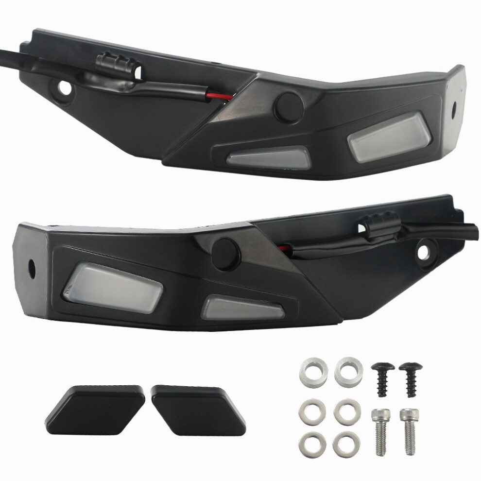 Motorcycle Handguards Led Lights Kit For Ryker 600 900 Sport Rally Black 8761335223268