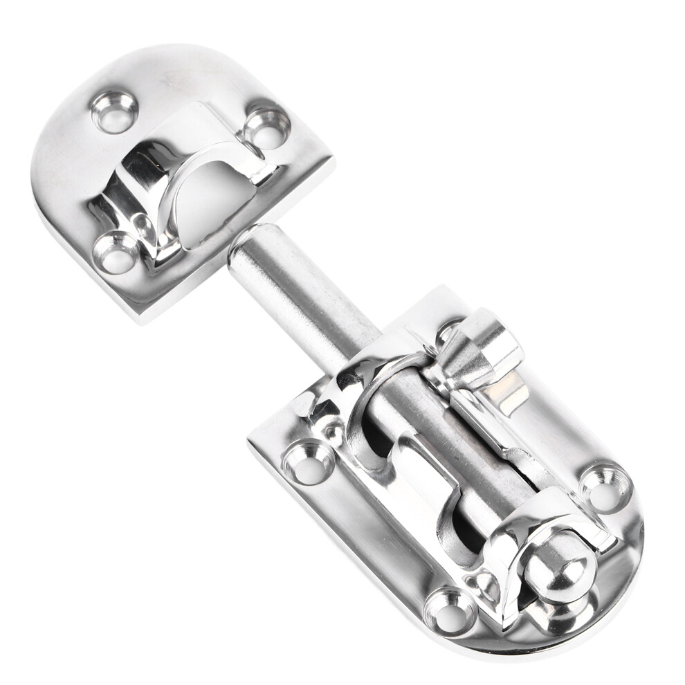 316 Stainless Steel Door Barrel Bolt Latch 90X38mm Sliding Lock 7641335223295
