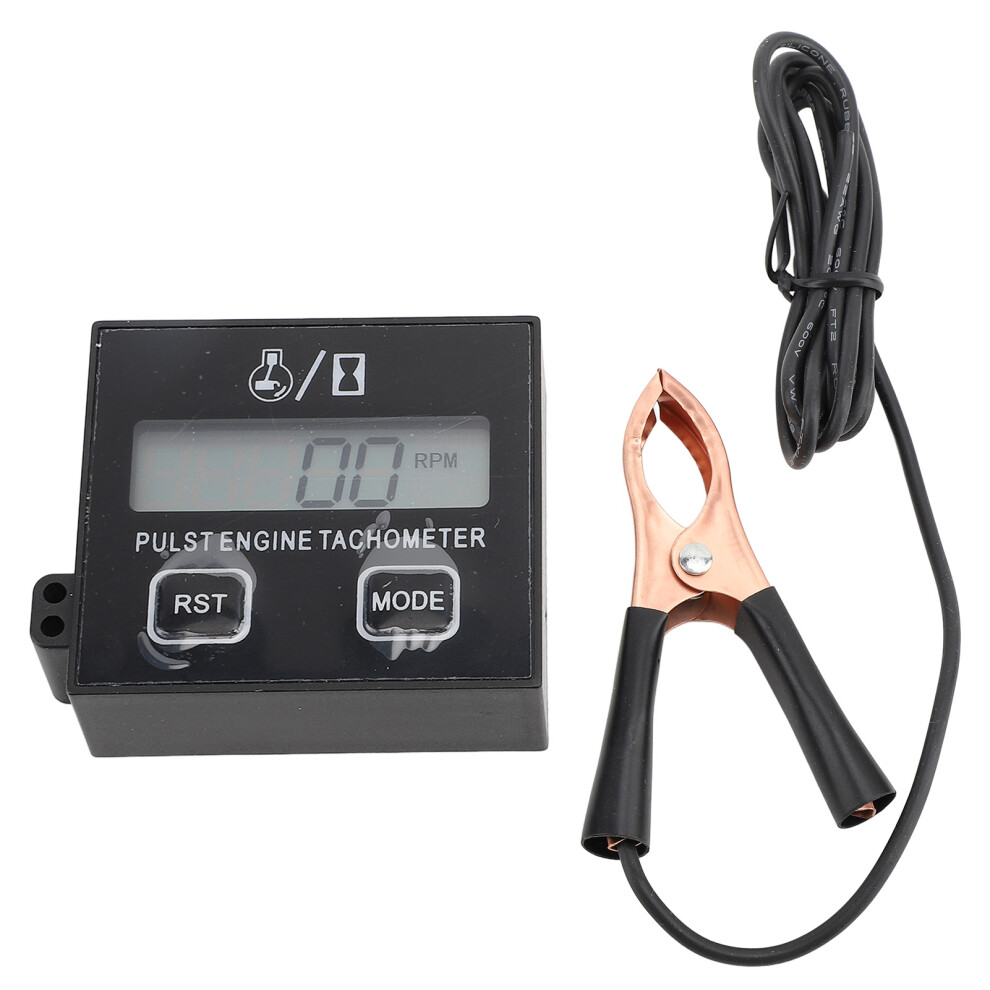 Lcd Digital Tachometer For Gas Engines 0Â30000Rpm Easy To Use 4931335223450