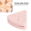 Étui triangulaire en silicone pour houppette - Rose Voyage 3