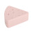 Étui triangulaire en silicone pour houppette - Rose Voyage 1