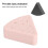 Étui triangulaire en silicone pour houppette - Rose Voyage 5