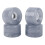4 Stück Skateboard-Räder-Set 65x43mm 78A grau 1