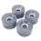 4 Stück Skateboard-Räder-Set 65x43mm 78A grau 12