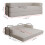 MN Furniture (Camel) Modern Convertible Sofa Bed-Box Packed 4