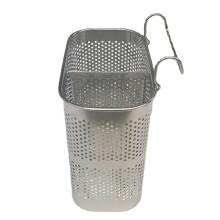 Soporte para palillos, con 2 compartimentos, 14x8x13 cm, plateado