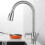 Stainless Steel Kitchen Faucet with Pull Down Sprayer, Ceramic Valve, 0.8MPa 12