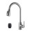 Stainless Steel Kitchen Faucet with Pull Down Sprayer, Ceramic Valve, 0.8MPa 2