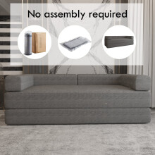 (Grey) Modern Convertible Sofa Bed-Box Packed