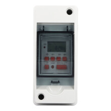 Interruttore temporizzato 7 giorni 28 On/Off LCD batteria da 200 mAh