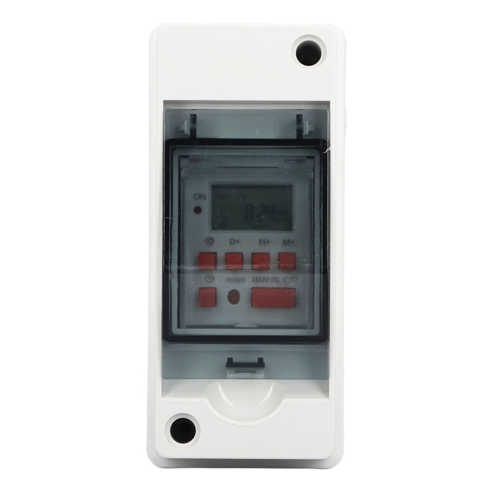 7 Day Programmable Digital Timer With Lcd 28 Schedules Waterproof Ac85â265V 7611335226084