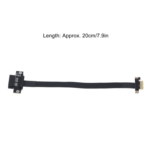 Câble d'extension PCIe 3.0 1x à 1x à 180, 20 cm, 8 Gbps 1