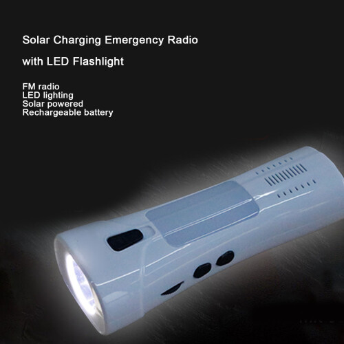 Radio météo d'urgence 1200mAh 87-108MHz ABS LED 2