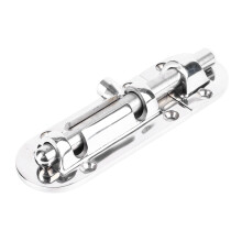 Catenaccio per porta in acciaio inossidabile 316, 120x38 mm, lucidato a specchio