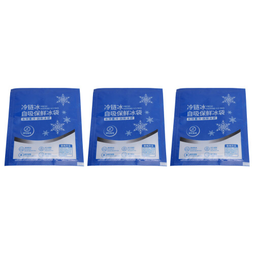 60 bolsas de hielo reutilizables de doble cara 200 ml