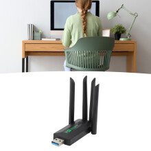 Adaptador USB inalámbrico de 1200 Mbps USB 3.0 de doble banda 5G
