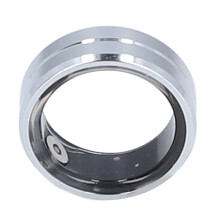 Bague de santé intelligente 18 mAh 20,6 mm / 0,81 in argent IP68