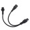 IEC 320 C6 macho a hembra C5+C13, 2,5 A, cable de 0,3 m 11