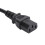 IEC 320 C6 macho a hembra C5+C13, 2,5 A, cable de 0,3 m 9