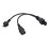 IEC 320 C6 macho a hembra C5+C13, 2,5 A, cable de 0,3 m 10
